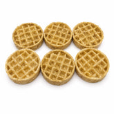 3 inch natural buffalo collagen waffle edible dog chew