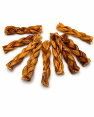 Long lasting buffalo neck tendon braided chew