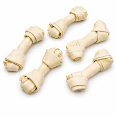 Buffalo puffed knotted bone natural dog chew