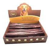 Liver coated collagen braid natural dog treat