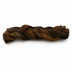 Premium buffalo green tripe braided dog chew