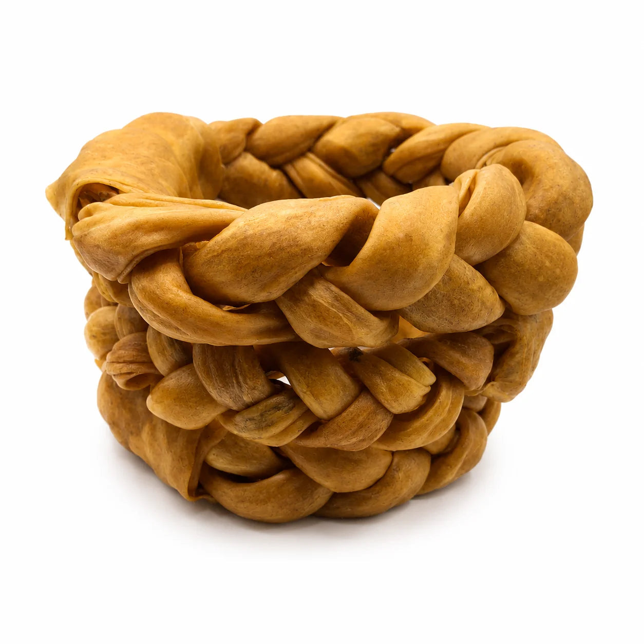 9 inch mega braided buffalo collagen ring dog chew
