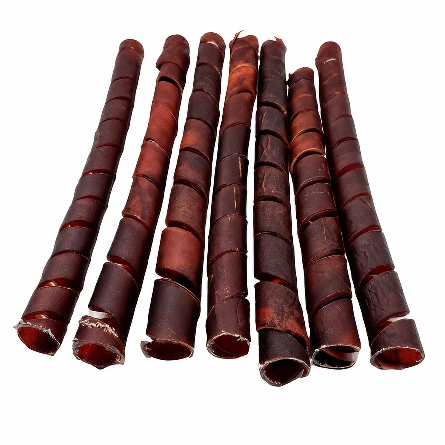 Munchie Bones spiral collagen chew natural rawhide 