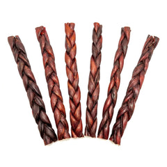 Braided style beef collagen chew for aggressive chewers