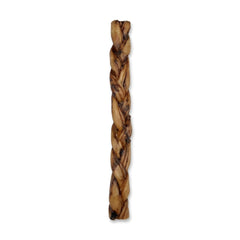 Braided liver glazed collagen dog chew for dogs