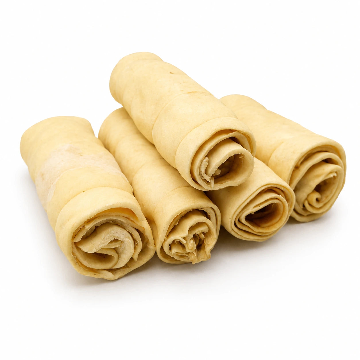 Buffalo puffed cheek roll for aggressive chewers