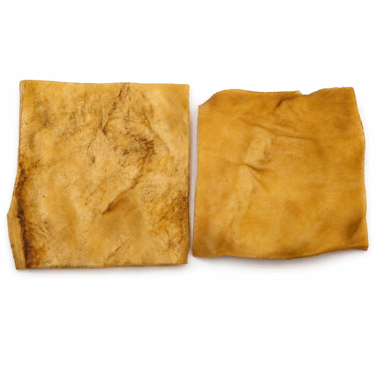 Buffalo head skin plate for heavy chewers