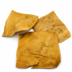 Buffalo head skin plate chew for large dogs
