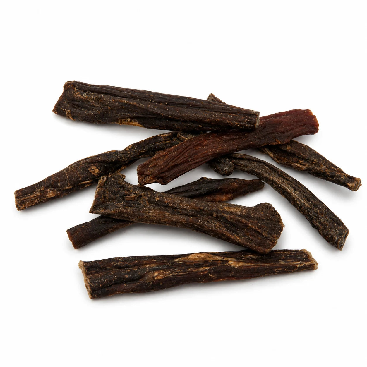 High protein natural buffalo meat jerky dog chew