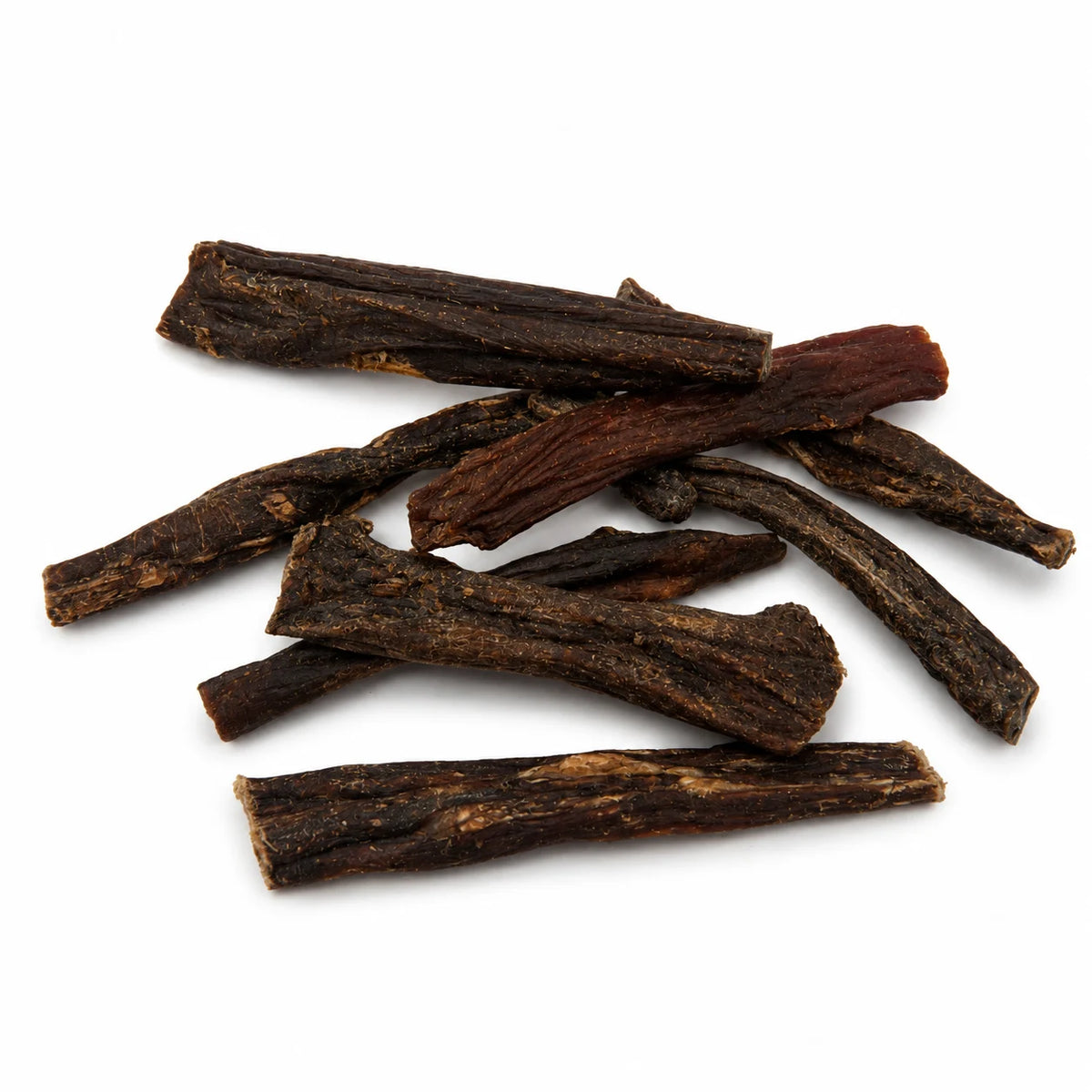 High protein natural buffalo meat jerky dog chew