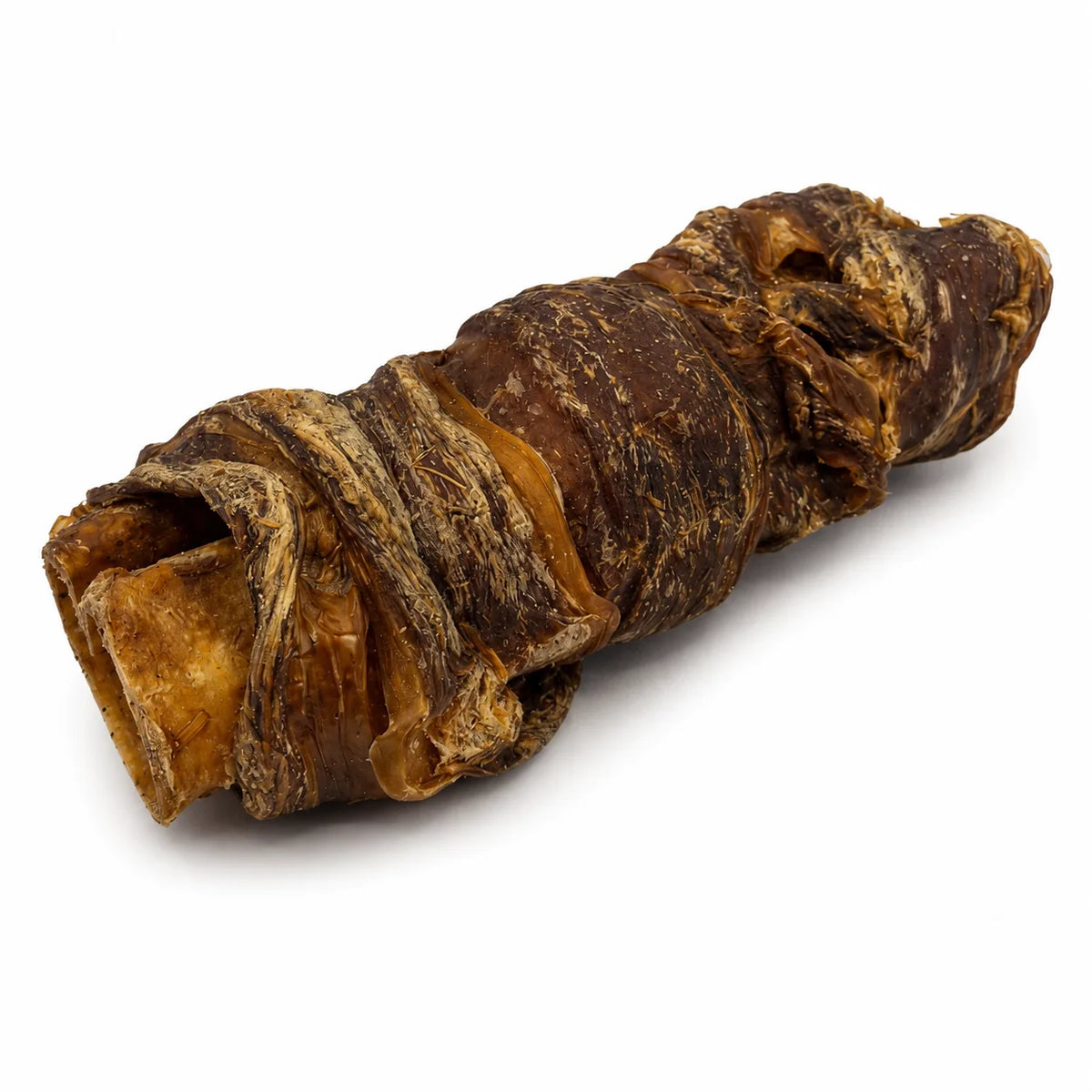 Buffalo trachea wrapped with buffalo gullet dog chew