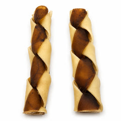 Camel and buffalo braided natural dog chew