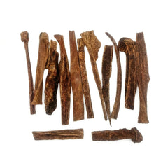 Dehydrated cow udder strips – high-protein dog treats for rewards and snacking