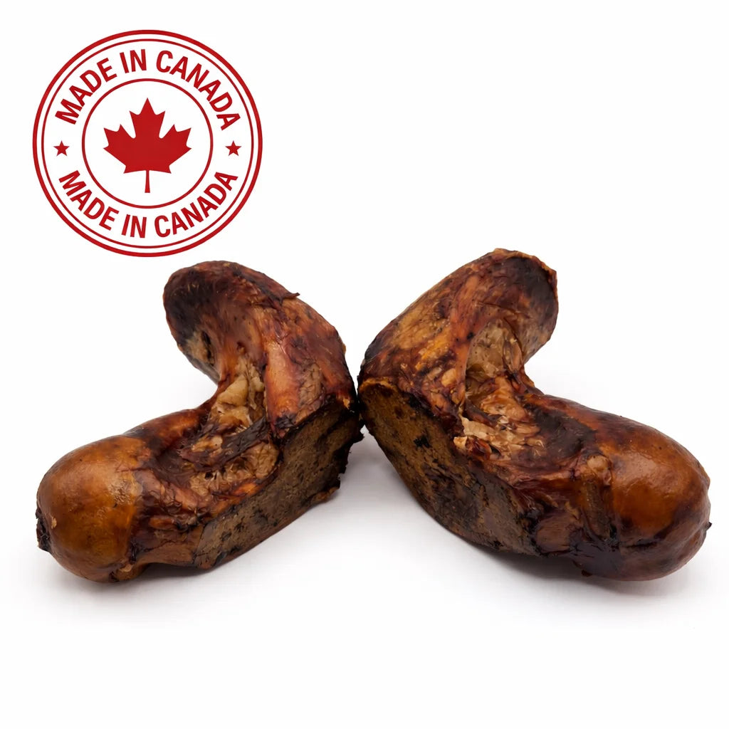 Hardwood smoked small beef knuckle for dogs