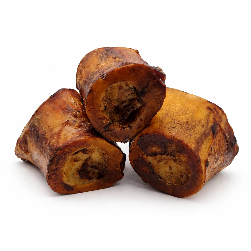 Hardwood smoked small marrow bone made from Canadian beef