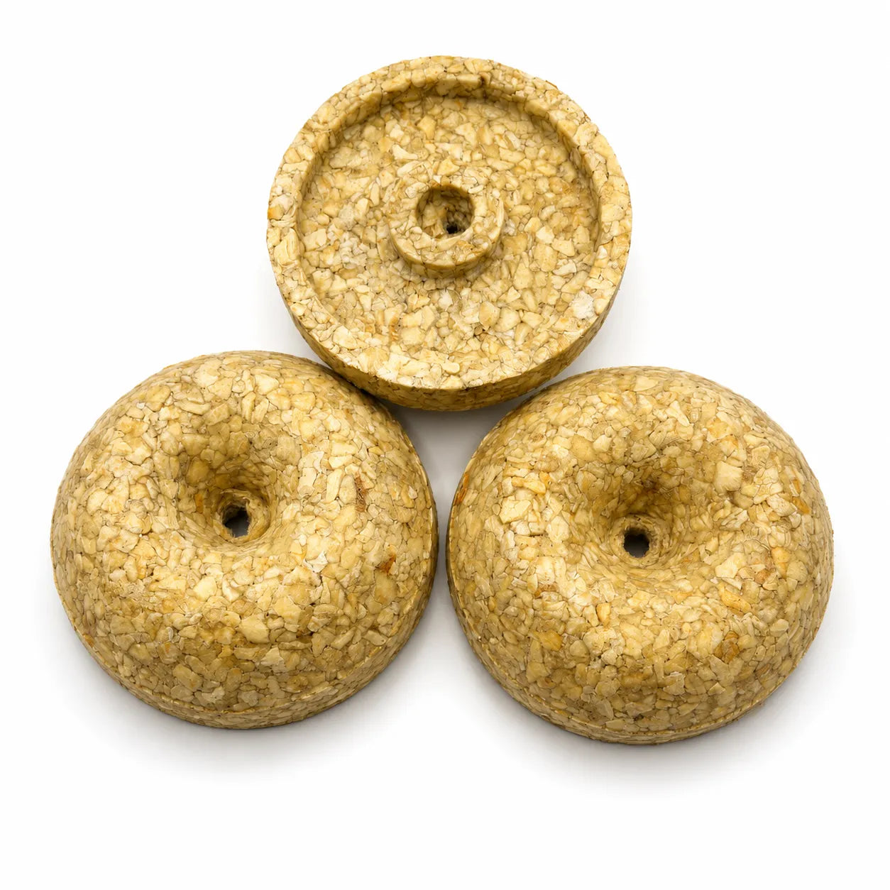 Highly digestible large buffalo collagen bagel dog chew