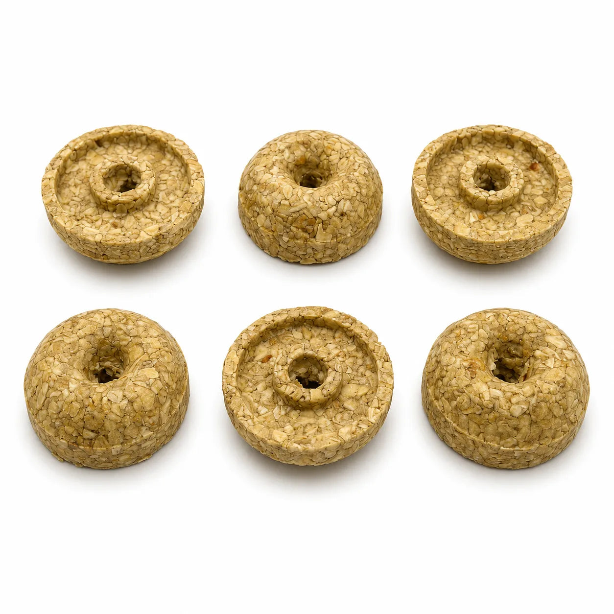 Highly digestible buffalo collagen bagel dog chew