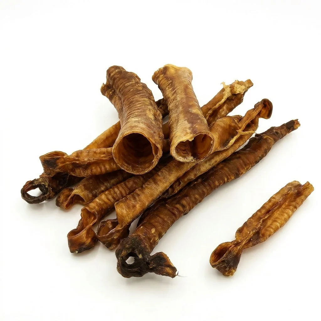 Lamb trachea dog chews – natural single-ingredient chew treat, rawhide-free