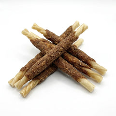 Natural beef collagen stick with minced chicken