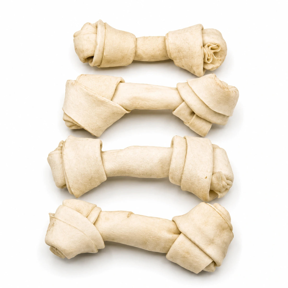 Natural buffalo puffed knotted bone