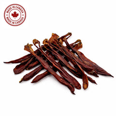 Natural smoked beef bladder muscle sticks