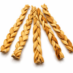 Premium goat skin braided chew for dogs