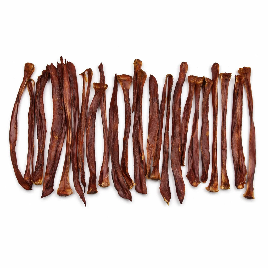 Protein rich smoked beef bladder muscle sticks