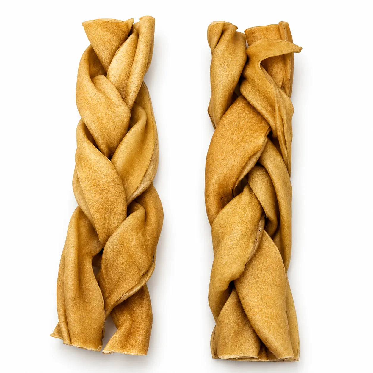 Rawhide free goat skin braided dog chew