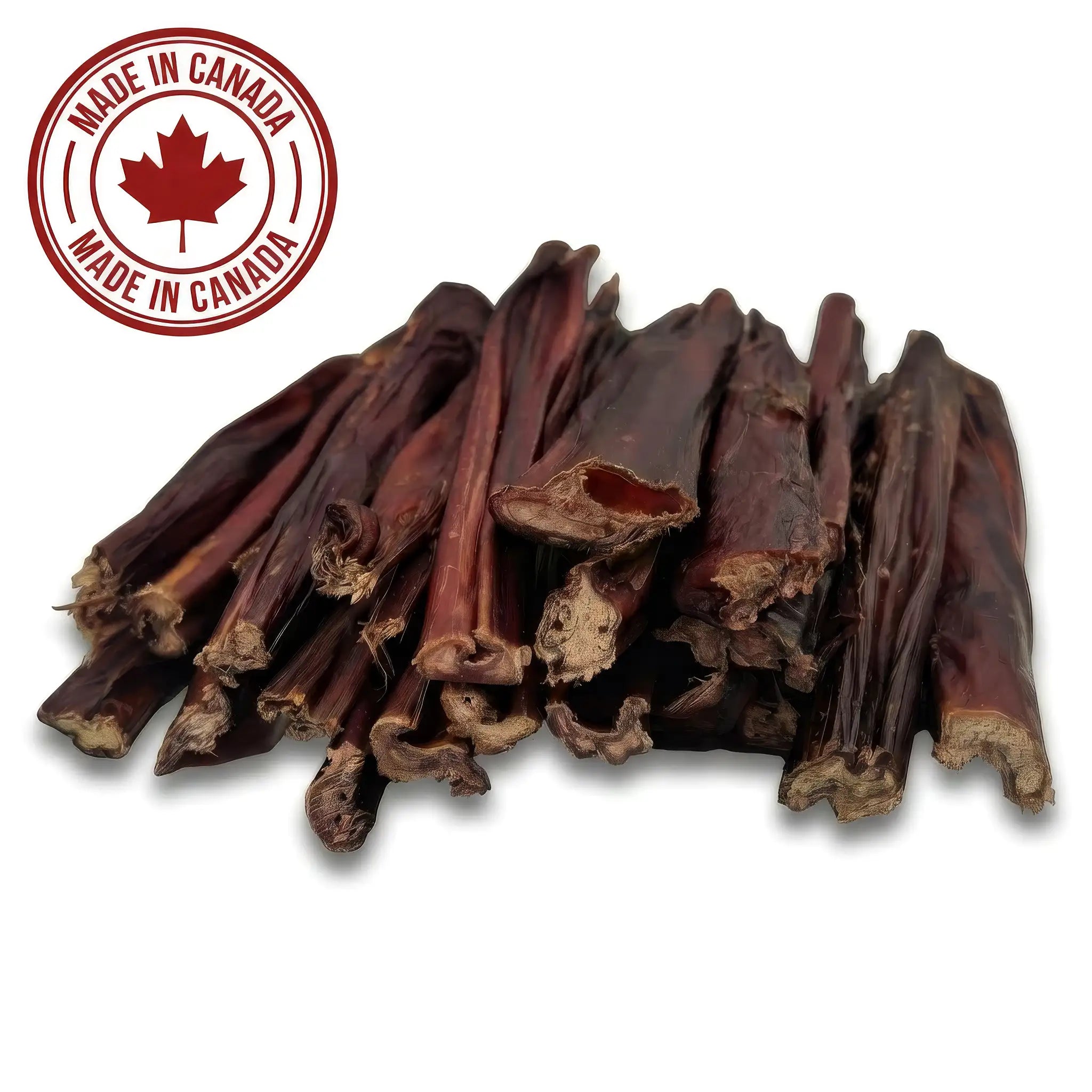 Smoked 6 inch Canadian beef bully sticks for dogs