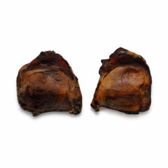Smoked beef knee cap for aggressive chewers